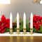 LED Flickering Window Candles with Timer - 8.5" - Set of 8